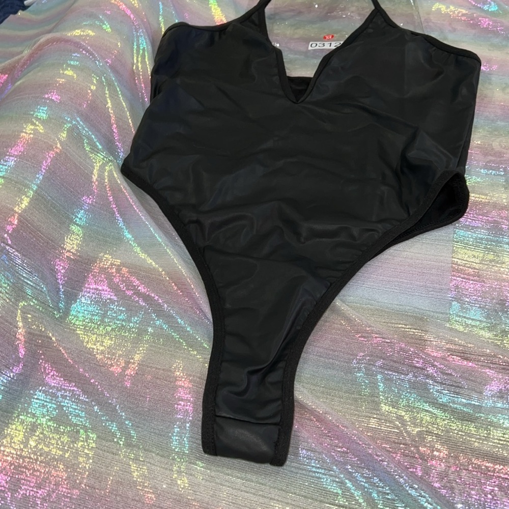 New Leather look Bodysuit